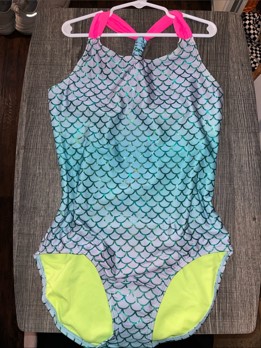 Mermaid Little Girls One Piece Bathing Suit